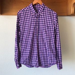 J. Crew Lightweight Slim Fit Gingham Shirt